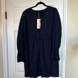 Elegant Navy Blue Dress